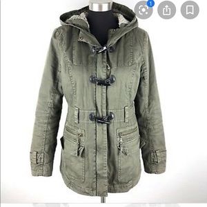 Blanc Noir army Green coat